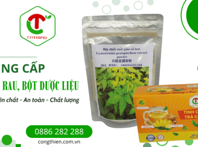 Khám phá dòng bột rau, bột dược liệu nguyên chất từ Công Thiện Phát